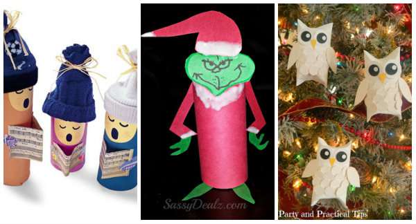 17 Activités de Noël DIY Enfants avec Rouleaux Papier Toilette