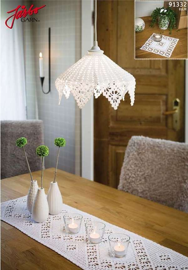 Luminaire en crochet