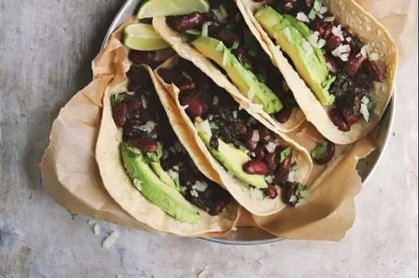 Tacos verts aux haricots