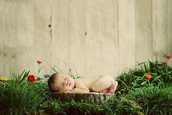 Bébé dans la nature