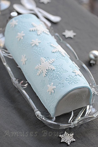 Bûche reine des neiges