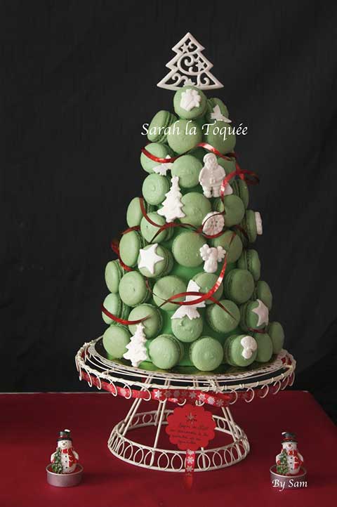 Sapin en macarons