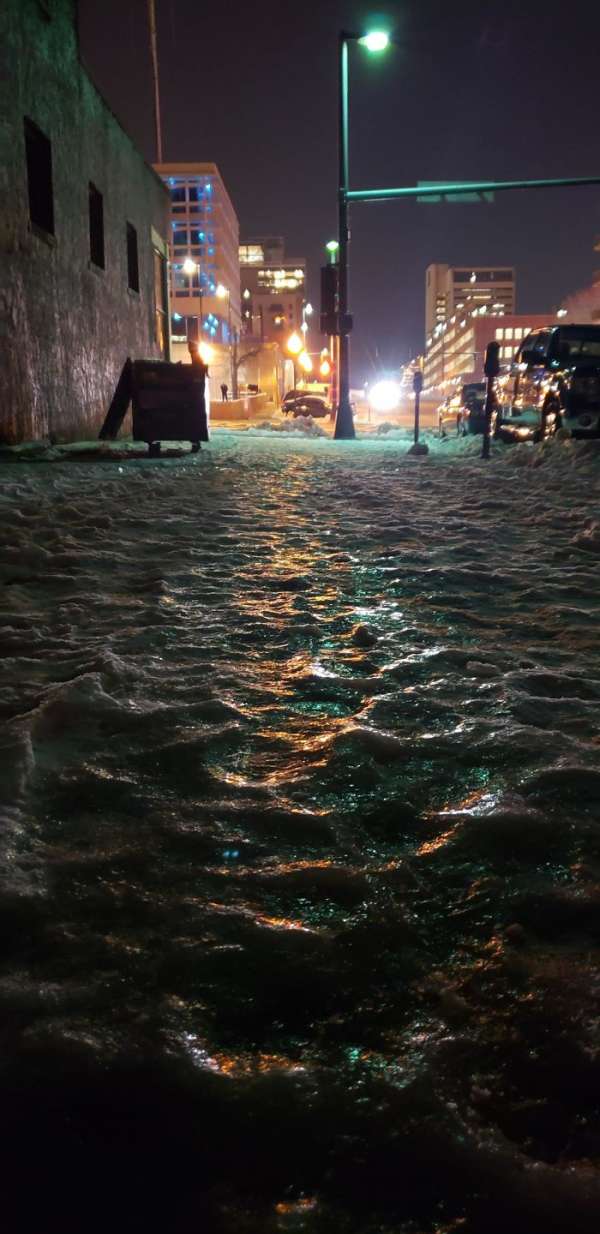 De la neige qui ressemble à la mer