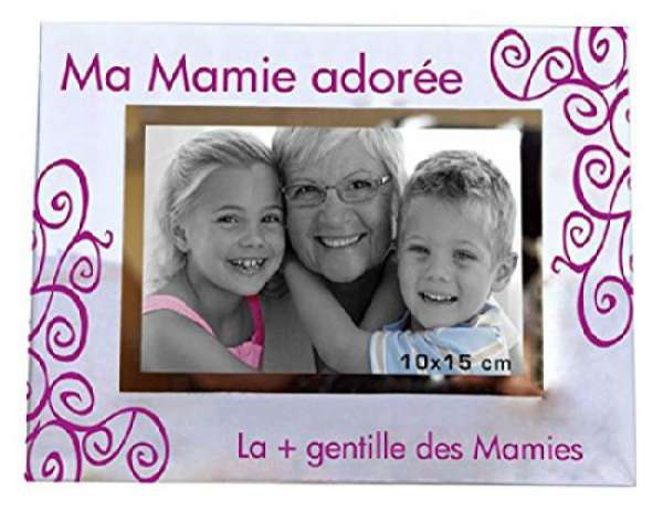 Cadre photo Mamie adorée pour la plus belle des mamies