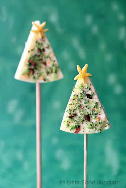 Sapin de Noël en fromage