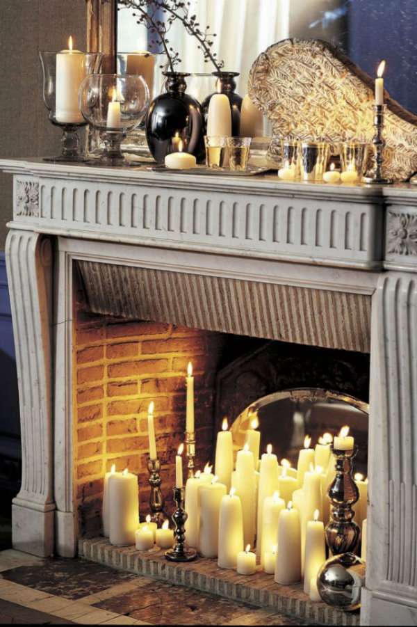 Décorez l'ensemble de l'espace de bougies pour un côté romantique