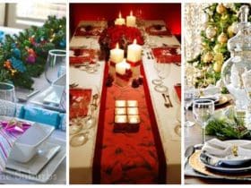 25 Superbes Tables Décorées pour Votre Repas de Noël