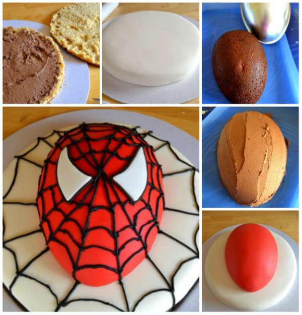 Gâteau Spiderman