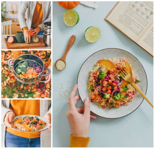 Couscous végétalien au quinoa