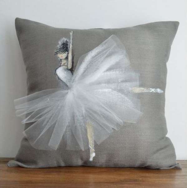 Coussin danseuse 3D