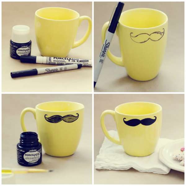 Mug moustache