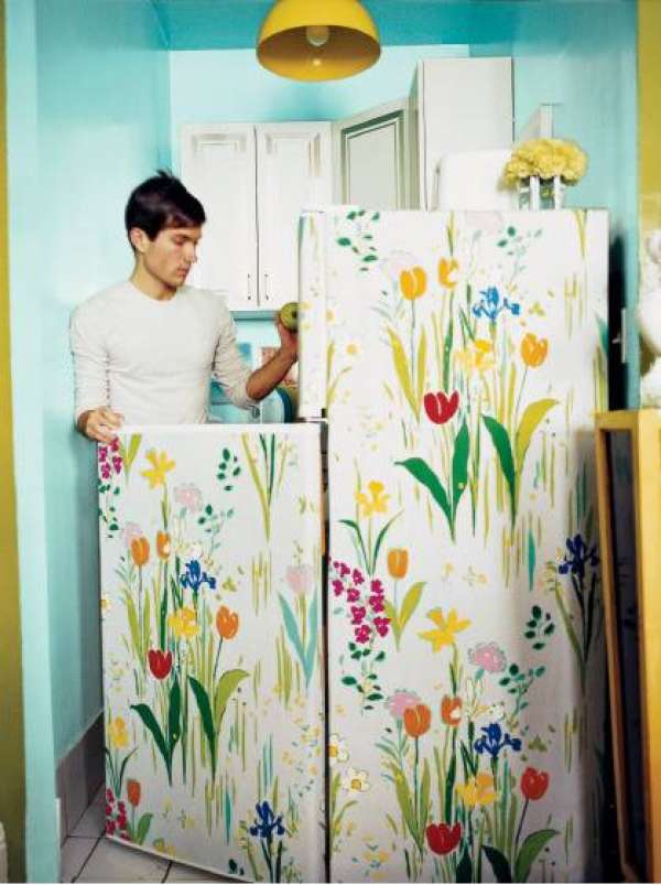 Frigo fleurs du printemps