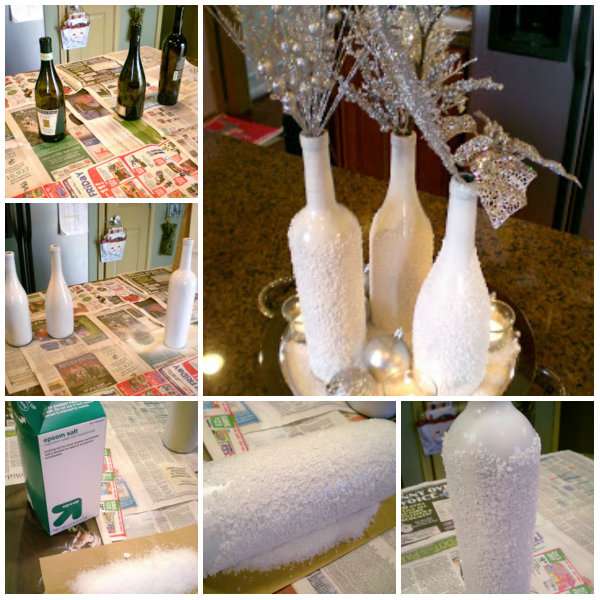 Transformez les bouteilles de vin en décorations de table