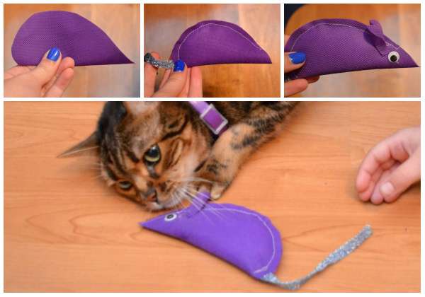 Peluche souris pour chats