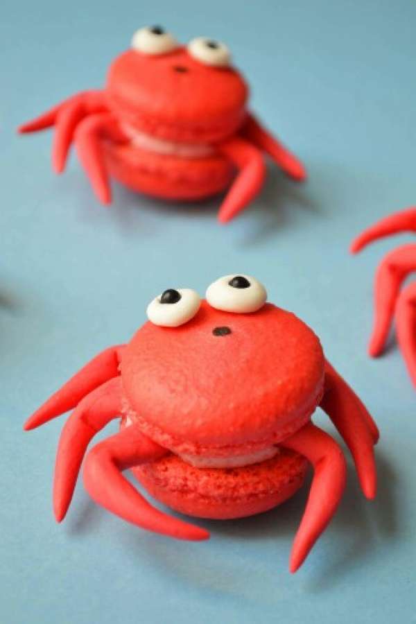 Macarons crabes