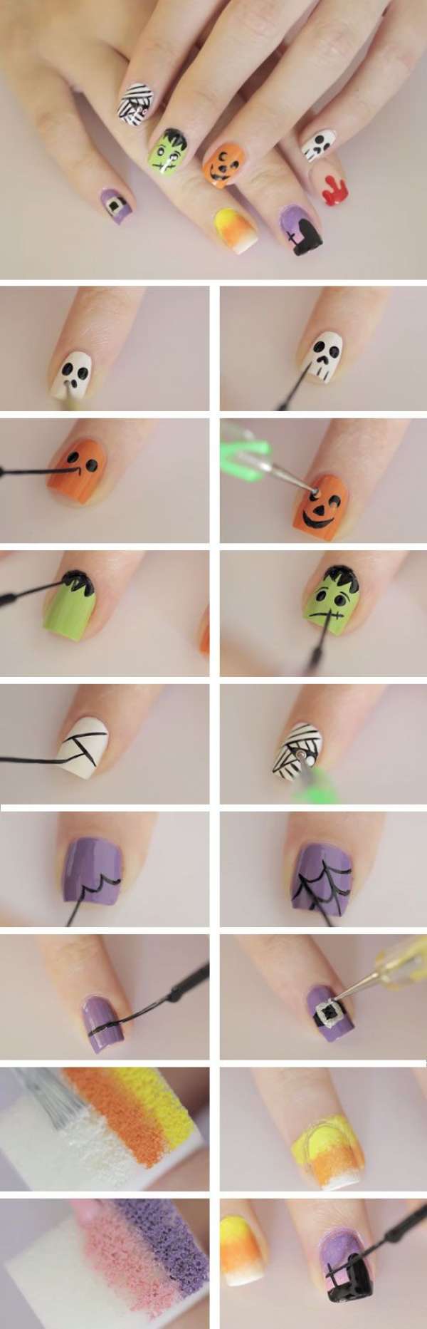 Nail art Halloween
