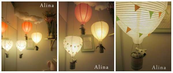 Des lampes montgolfières