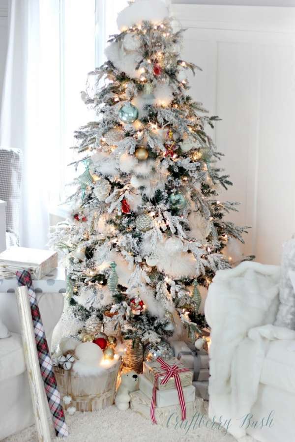 Sapin blanc neige