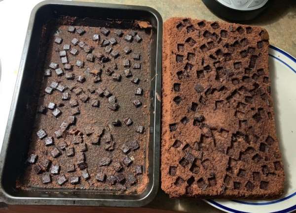 Cela aurait été un bon gâteau au chocolat