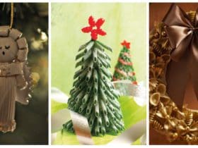 10 Ornements de Noël à Créer avec des Pâtes