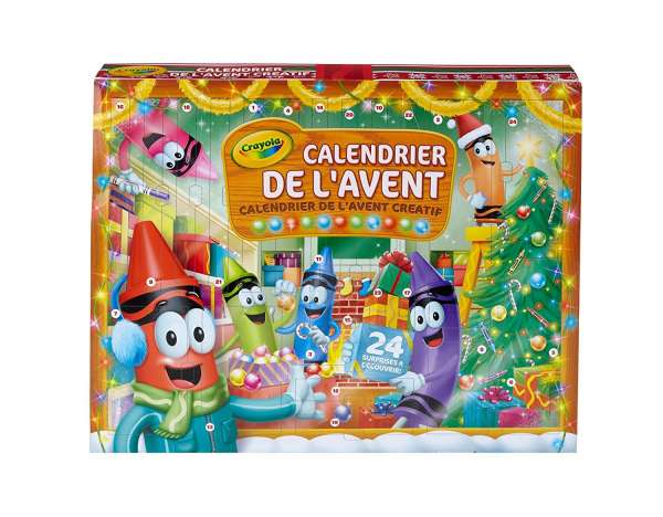 Calendrier de L'Avent créatif de Crayola avec une activité par jour