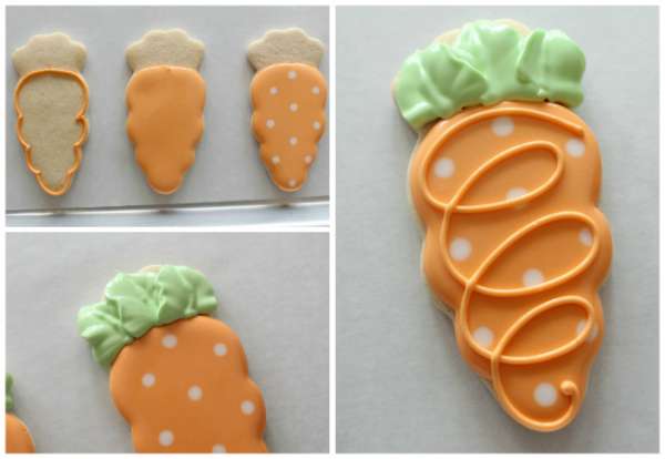 Des biscuits en forme de carottes