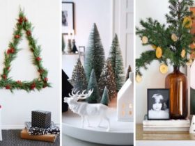 9 Idées Déco pour Remplacer le Sapin de Noël Traditionnel dans les Petits Espaces