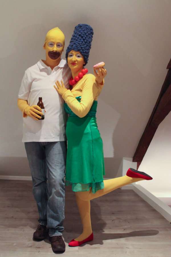 Marge et Homer Simpson