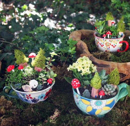 Des mini-jardins aussi mignons les uns que les autres