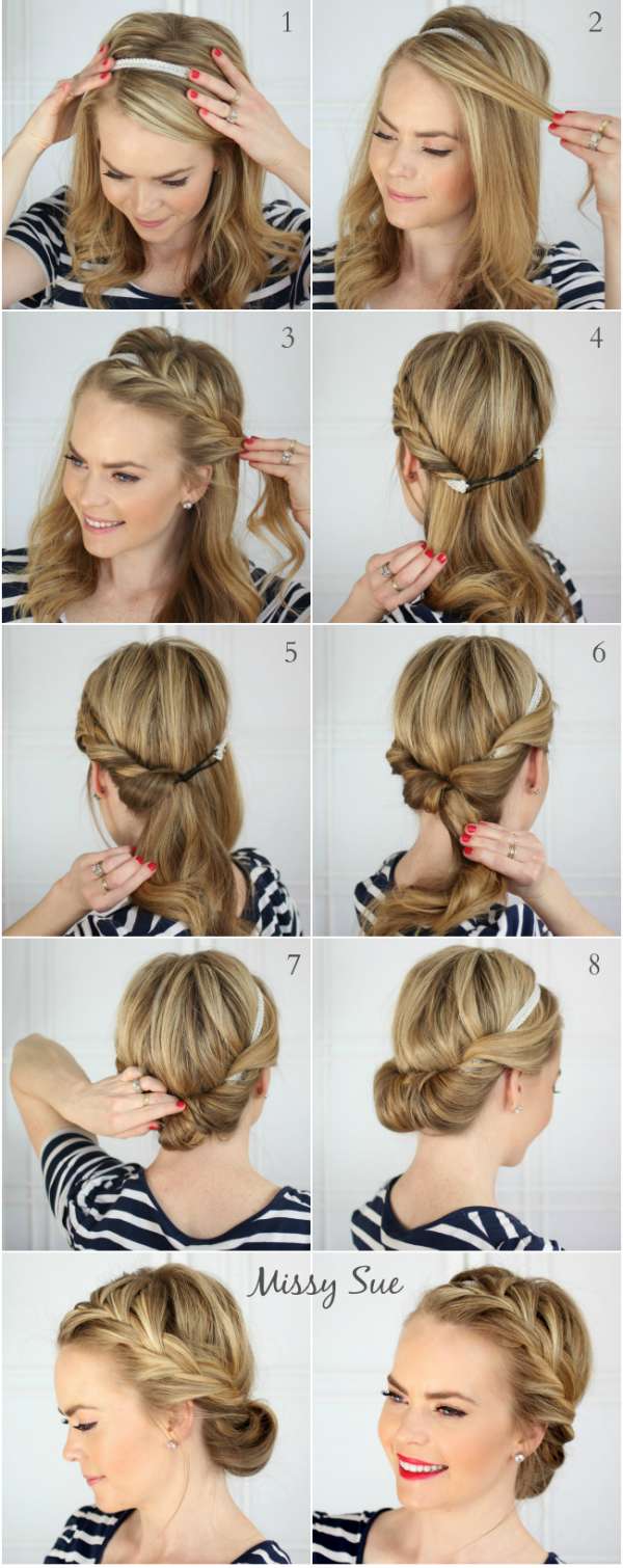 Un chignon élégant