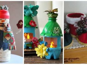 13 Idées DIY de Décorations de Noël avec Bouteilles en Plastique