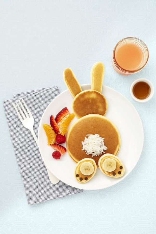 Pancakes lapin de Pâques