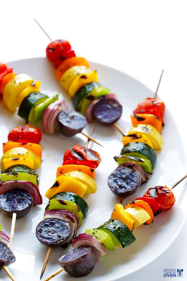 Brochettes arc-en-ciel