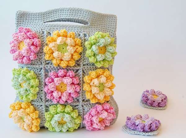 Sac à fleurs 3D