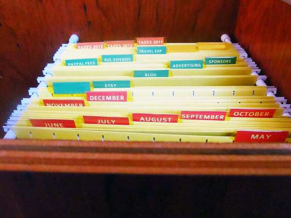 Rangement pour dossiers