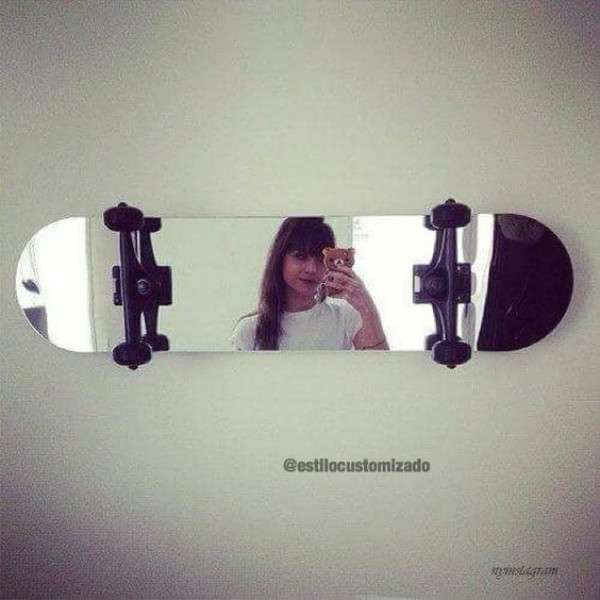 Un skateboard pour se regarder