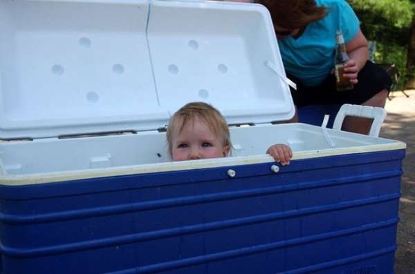 Qui a dit qu'une glacière ne pouvait pas être une piscine