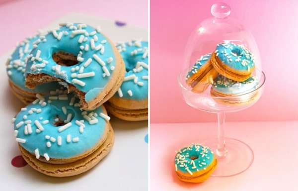 Macarons donuts