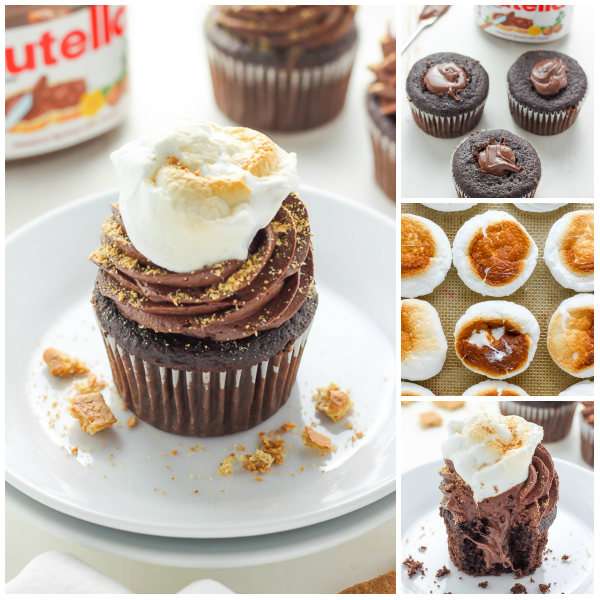 Cupcakes Nutella guimauve