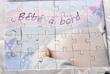 Annonce de grossesse en puzzle