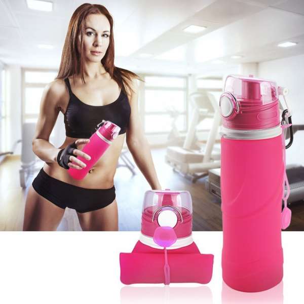 Gourde pliable qui ne prend pas de place