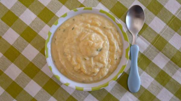 Riz à la purée d'aubergine