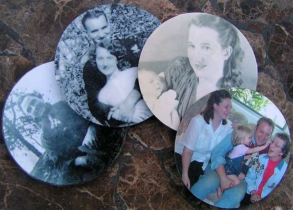 Des porte-photos de famille