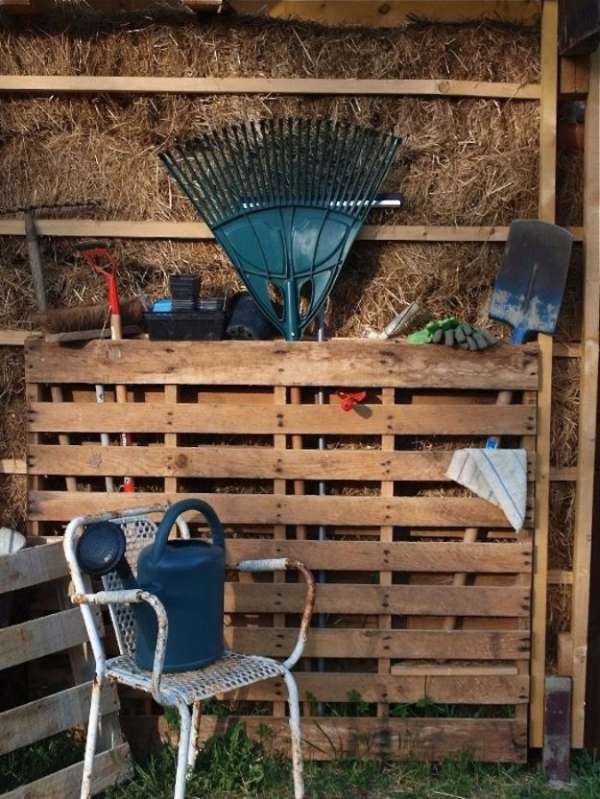 Rangement pour les outils de jardinage