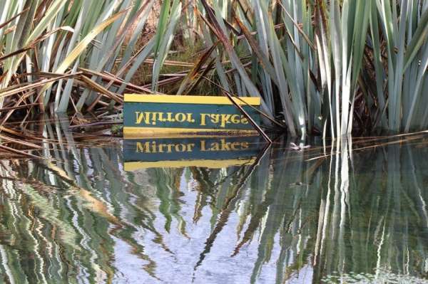 Un lac miroir
