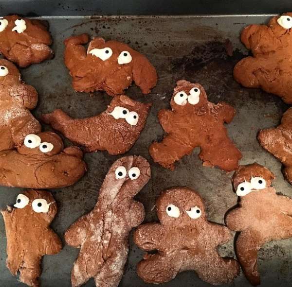 Ces biscuits de pain d'épices qui ressemblent à autre chose