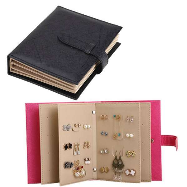 Un livre rangement pour boucles d'oreilles