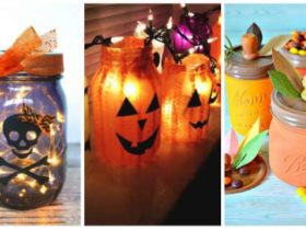 24 Idées DIY : Déco Effrayante avec des Pots en Verre pour Halloween