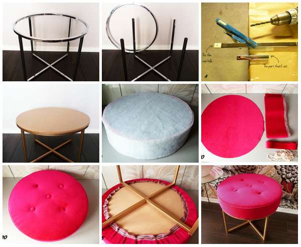 Un tabouret glamour