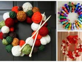 12 Idées de Couronnes de Noël DIY